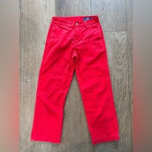 Vineyard Vines Red Corduroy Pants - Kids size 10